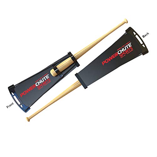 Powerchute Baseball/Softball Swing Trainer for Speed and Power. Resistance Chute Adds 10mph to