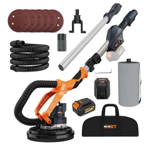 MAXXT Cordless Drywall Sander with Vacuum Dust Collection