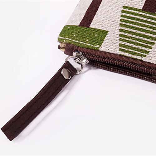 Canvas Travel Makeup Organizer - Multi-Function Cosmetic Bags Storage Case with Zipper - Cosmetic Ba