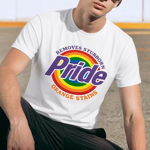 PNORATM Men's Gay Pride Shirt Gay Pride Ally T-Shirt LGBT Short-Sleeve Tee — view 3