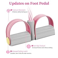 Pedal Resistance Band with Handle, Durable 6-Tube Exercise Bands — image 4