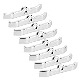 Valve Cover Hold Downs 8pcs Sbc Valve Cover Spreader Bars Chrome Valve Cover Hold-Down Tabs Spreader