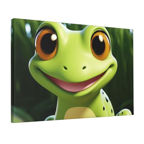 Poster mural grenouille mignonne décoration tendre chambre salon