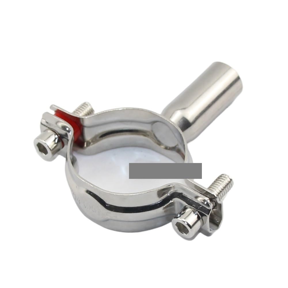 PAKMEZ 304 Stainless Steel Fixture Pipe Bracket Welding Water Pipe Fixed Circular Pipe Clamp 38-40mm