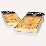 Bowling Cornhole Boards, 2x3 (Tailgate Size) - Includes 2 Boards and 8 Corn Filled Bags