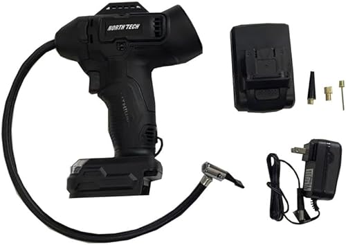 Miniatura 2 de North Tech Kit de inflado inalámbrico de 18 voltios de 160 PSI tu solución todo en uno para inflar sin esfuerzo!