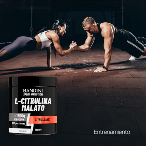 Miniatura 3 de Bandini L-Citrulina Malato En Polvo 2:1 500g, 3g Para Dosis Diaria, Fórmula De Citrulina Malate En Una Proporción De 2:1, Perfecto Para Entrenamientos De Alta Intensidad, Polvo Insípido, Vegano