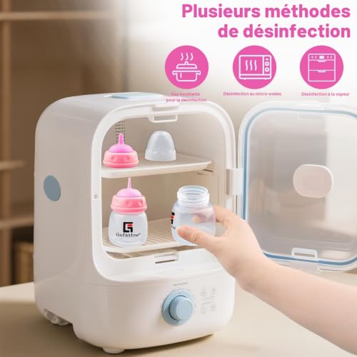 Gufastoe Lot de 15 biberons d'élevage pour animaux de compagnie, chatons et chiots, avec mamelon d'alimentation et seringues pour toutes les races de chiots, chatons et autres animaux, rose – vue 6