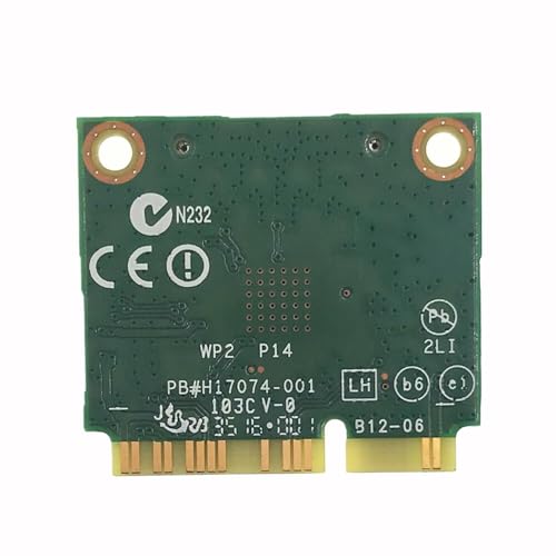Image of Legacy Mini-PCIe Wi-Fi Card for Intel 8265 | Half Mini PCIe Network Card | 867 Mbps with Bluetooth 4.2 Support | HMC WLAN Replacement Part 8265.HMWG Wi-Fi Card 8265HMW