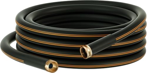 Atlantic Garden Hose 30 ft Black 5/8" Heavy Duty Water Hose Extension