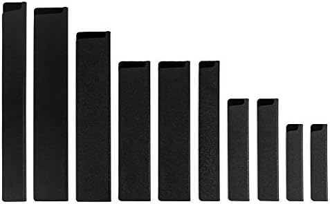 QWORK Knife Edge Guards, Knife Sheath Sleeves, Universal Blade Cover Protector, ABS Plastic and BPA-Free, Set of 10