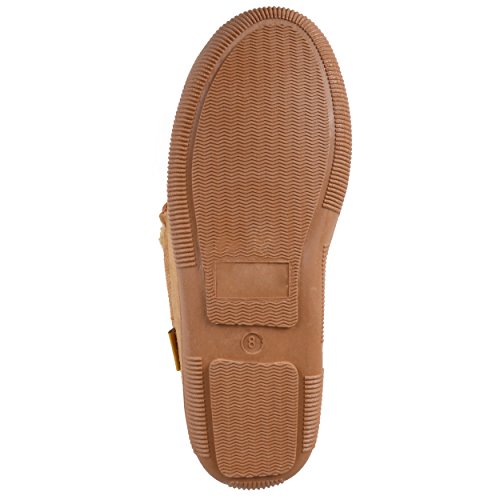 Pindari Mens Faux Suede Moccasin Slippers Hickory, 11 Regular Us #TOP4
