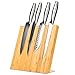 Coninx Quin XL Portacoltelli Blocco Magnetico - – Ceppo Vuoto - Modello Universale in Bambù -Per Coltelli di Cucina