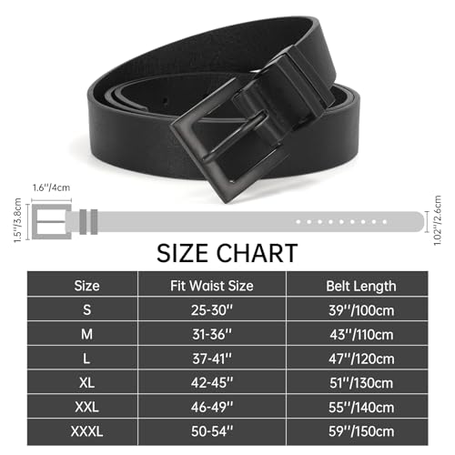 Women's Leather Belt for Jeans Pants Dresses Fashion Ladies Belt Square Gold/Silver Buckle Waist Belt for Women 5