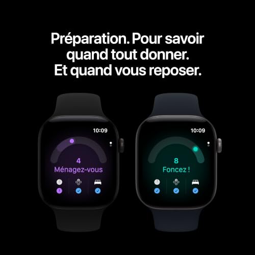 Apple Watch Series 12 GPS + Cellular 42 mm Boîtier en céramique avec Bracelet Sport Sable / - vue 6