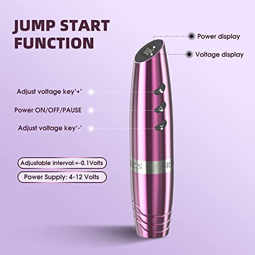 Kiss Of Dragon Wireless Tattoo Machine Pen With Rca Clip Cord Japan 1800Mah Battery Power Coreless Motor Tattoo Equipment Supply For Professionals And Beginners Tattoo Artists #TOP1