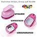 2 Inch Hole Punch, Katfort Craft Punches Shapes Circle Punch for Paper Crafts, Cardstock, Brand Label, Gift Wrapping, Greeting Cards and Scrapbooks, Pink