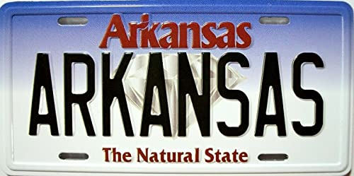 Arkansas License Plate Novelty Fridge Magnet