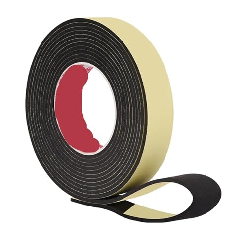 Felt Strips with Adhesive Backing Self Adhesive Felt Tape Foam Seal Strip 10-40MM car Foam pad Sound Insulation Buffer Anti-Collision Foam Tape(5M_5MM_10MM)