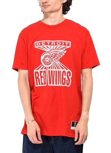 Camiseta Mitchell & Ness NHL Detroit Red Wings roja talla L para hombre