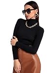 Womens Pullover Sweaters Turtleneck