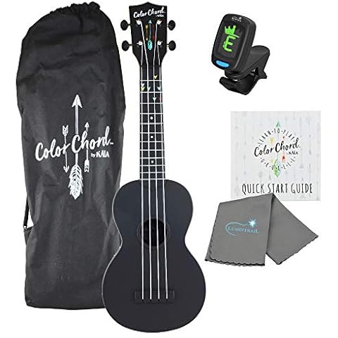 Kala Learn To Play Ukelele de cuerda de color para principiantes KALA-LTP-SCC Bundle Cover