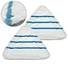 FABULETTA 2 Pack Microfiber Mop Pads For Goodmans 10-In-1 Steam Cleaner, Reusable Washable Floor Mats With Scrubbing Strips For Hardwood Tile Laminate Marble Cleaning #4