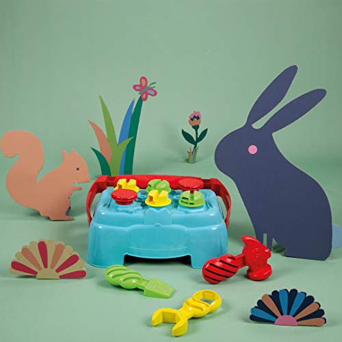 8. Bild von Clementoni Clementoni Baby Werkbank, Motorik-Spielzeug aus 100% recyceltem Material zur Entwicklung der Sinne, Werkzeug-Box mit Hammer,Schrauben & Schraubendreher, für Kleinkinder ab 10 Monaten 17042