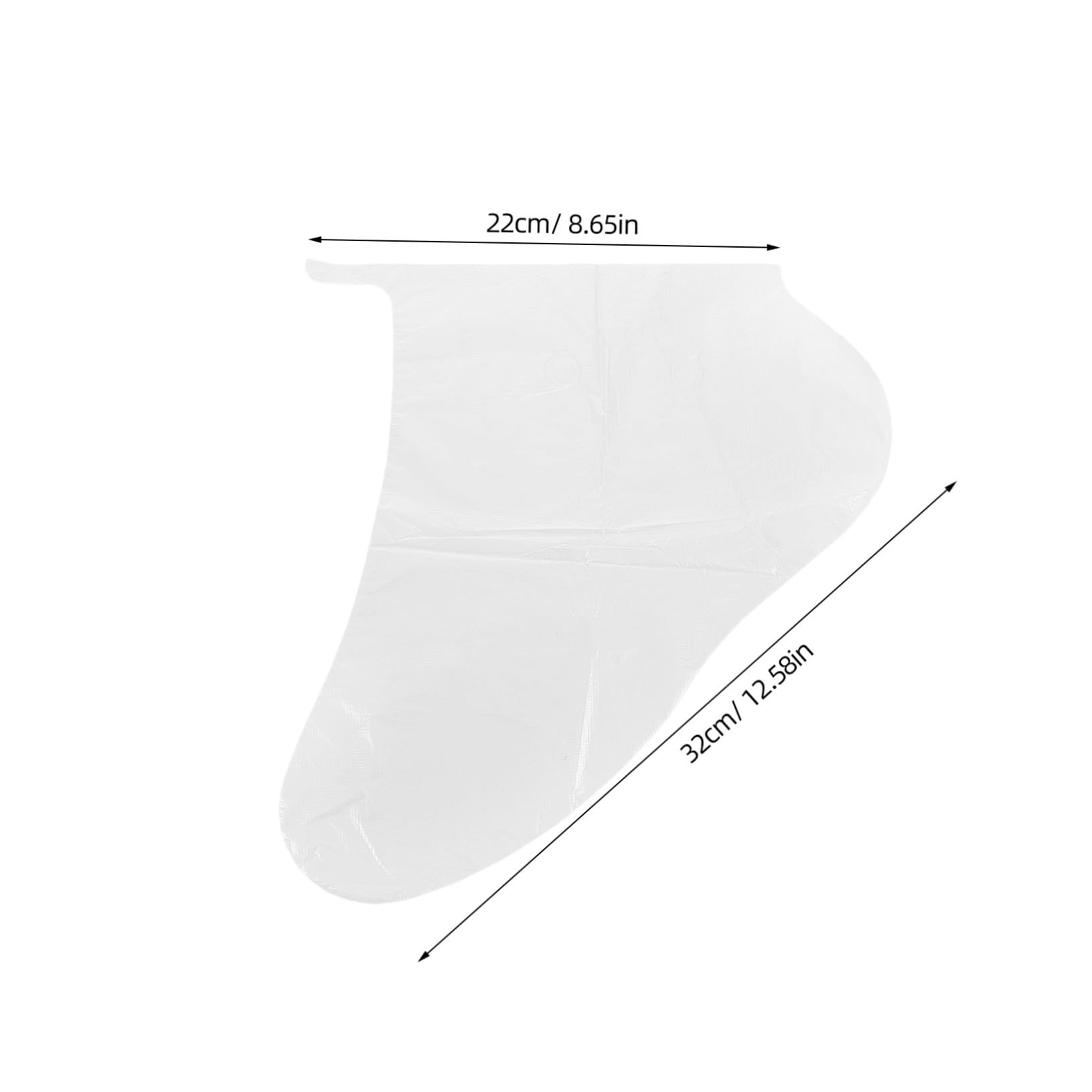 GOOHOCHY Single Use Foot Soak Bags 100pcs Disposable Foot Mask Plastic Foot Bath Bag Spa Disposable Liners Pedicure Bowl Liners Waterproof Foot Soak Covers