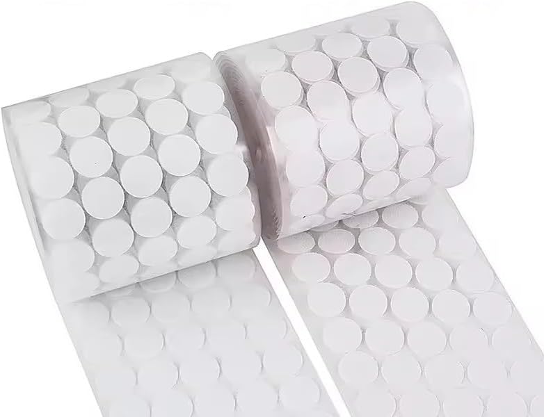 10mm 500 Pairs of Round Transparent Ultra-thin Strong Self-adhesive Wall Stickers