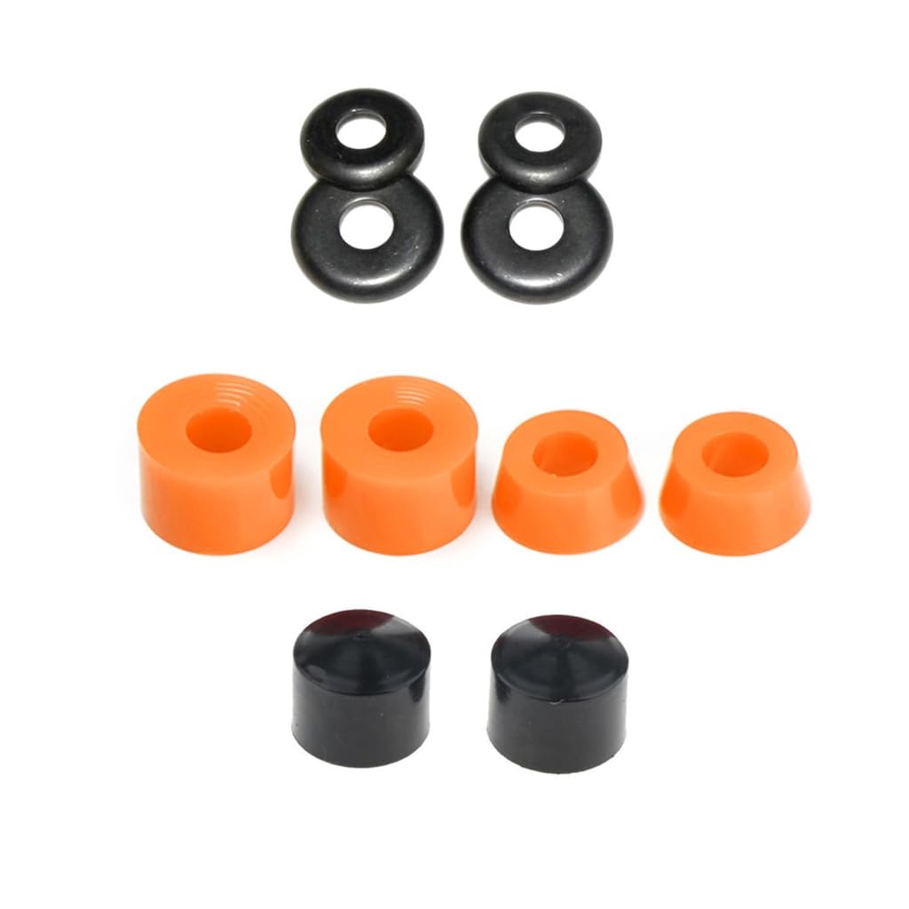 Greabuy Skateboard Shock Pad Cup Washers Shocking Absorber Cushion Mat Truck Bushing Replacements Skateboard Truck Cup Washer