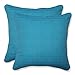 Pillow Perfect Outdoor Veranda Turquoise Throw Pillow, 18.5-Inch, Set of 2