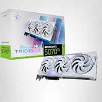 GeForce RTX 5070 Ti 16G Gaming Trio OC White — 16GB GDDR7 (28Gbps/256-bit), PCIe 5, Boost: 2572 MHz, HDMI 2.1b, DisplayPort 2.1b – Ansicht 8