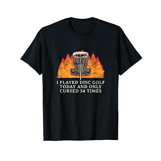 Only Cursed 54 Times Disc Golf Sarcastic Golfer Sarcasm T-Shirt