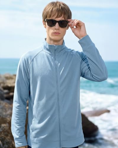Image of Nobero UPF Jacket for Men Lightweight UPF Jacket | Sun Protection Outdoor Jacket for men
