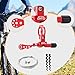 YIJU Dropper Post Lever Adjustable Control Remote Lightweight Bicycle Seat Post Supplies Shifter with Cable for Road Bike Cycling , red 22.2mm