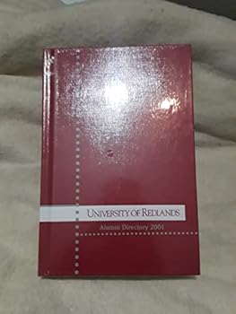 Hardcover University of Redlands Alumni Directory 2001 Book
