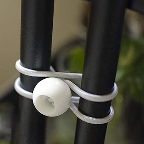 Cuerdas elásticas con bola de látex resistente para camping 6