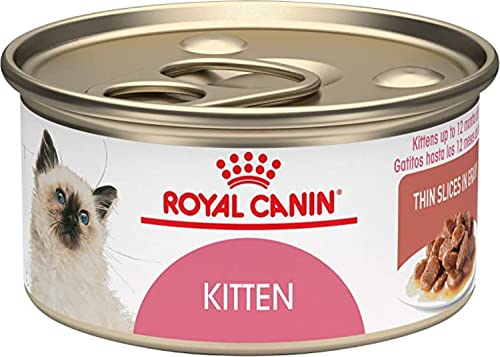 Royal Canin Feline Health Nutrition Thin Slices In Gravy Variety Pack Wet Kitten Food, 3 Oz., Count Of 12, 12 Ct #TOP18