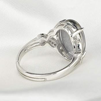 Eterspr 6 Pezzi di Anelli Dell'umore che Cambiano Colore + 1 Pezzo di Collana che Cambia Colore, Anelli Dell'umore Regolabili, per Regalo, Decorazione