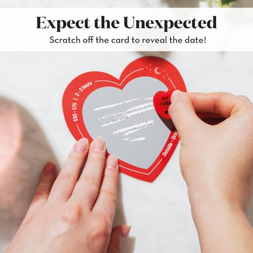 Eluvate 45 Scratch Off Date Night Ideas - Romantic Couple Gifts for Boyfriend, Girlfriend, Wife, Husband, Women or Men - Card Game for Anniversary or Wedding Gifts by Eluvate - Used condition - Image 4