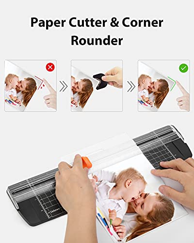 13" (About 33.0 Cm) Laminator, Dekewe A3 Laminator, With 20 Sheets Of Laminate, For A3/A4/A5/A6, Thermal Laminator, With Paper Trimmer And Corner, For Home Office School Use (A3) #TOP4