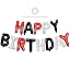 Red Black White | Birthday Banner
