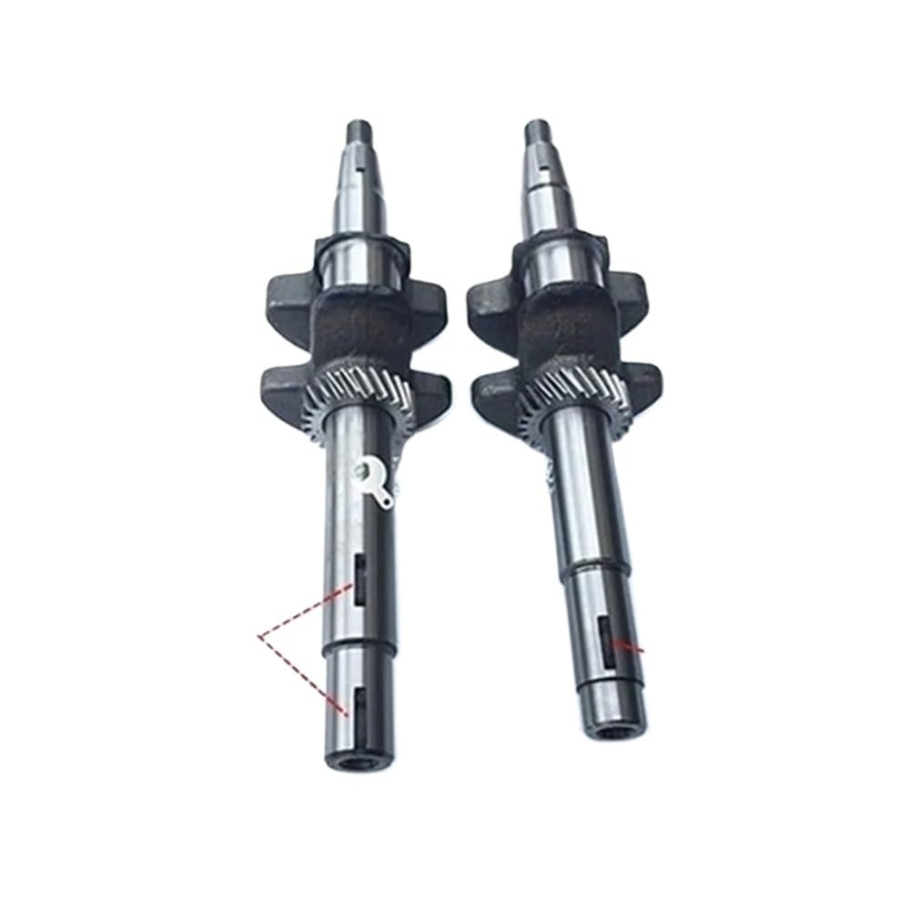 Cigüeñal C12 / C14 Apto for GXV160 / GX 160 5.5HP HRJ216 Motor cortacésped cigüeñal reemplazo del Eje Principal