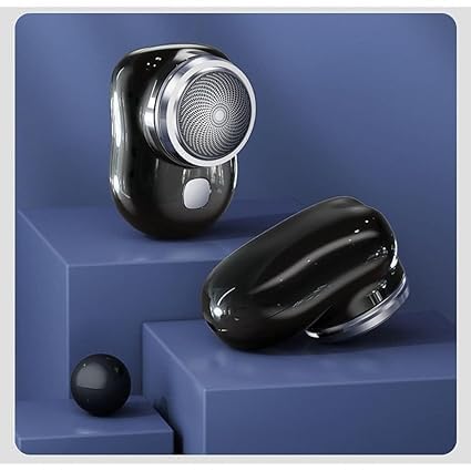 Image of Mini Electric Shaver for Man, Portable Shaving Machine for Man, Pocket Size Clean Shave Trimmer for Men, Foil Shaver for Men, Type-C Fast Charging, Wet and Dry Use for Outdoor, Home, Travel (Multicolor)