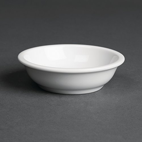 12X Royal Porcelain Classic White Butter Ramekins 80mm Dishes Bakeware ...