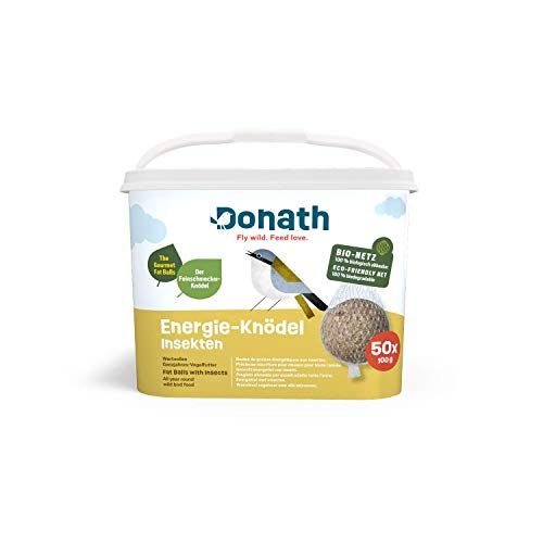 Meisenknödel Donath mit Insekten im Bio-Netz für Wildvögel