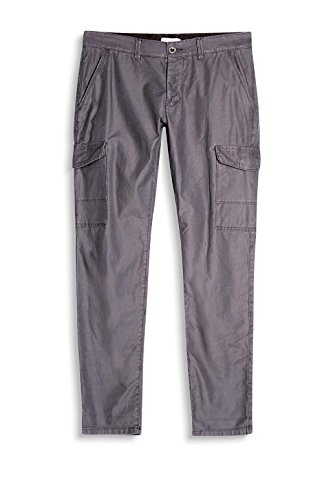 ESPRIT 087cc2b010 Pantaloni, Grigio (Dark Grey