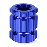 KQFCAZRE 6 Piezas Llave Manguito Herramienta Bici Extractor Tapa Aluminio Alta Resistencia Acabado Anodizado Ligera 6g 6mm, 3 Piezas