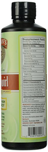 Barlean's Organic Oils Key Lime Ultra High Potency Fish Omega Swirl, 16 Ounce #TOP1